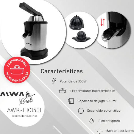 EXPRIMIDOR ELECTRICO - MID - 350W AWK-EX350I